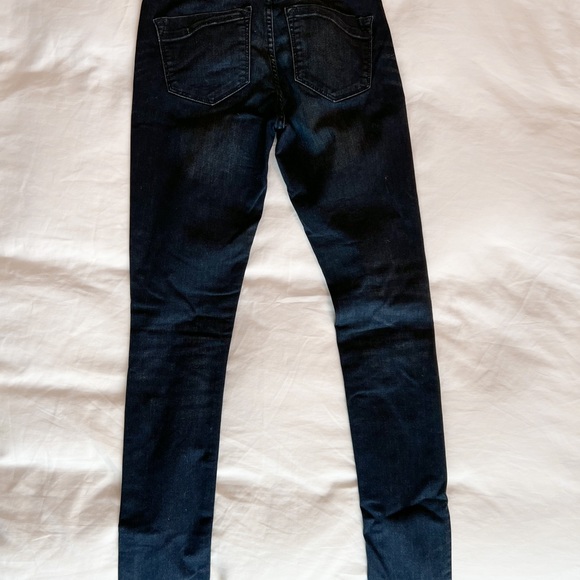 Express Skinny Jeans - Dark Wash Skinny Jeans - Mid rise Jeans - Picture 2 of 6